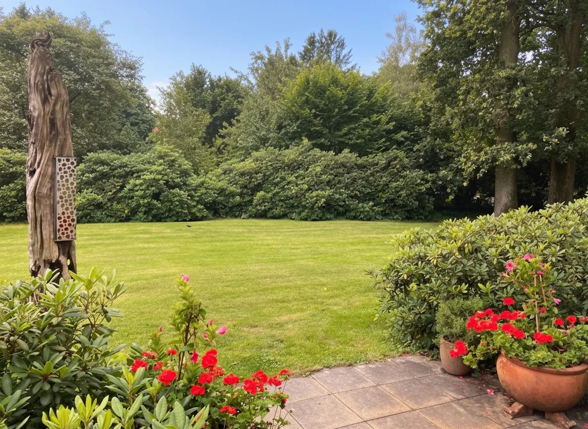 Terrasse und Garten